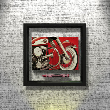 DREAMSICLE (Vintage Harley Motorcycle)  Crayon Collectible