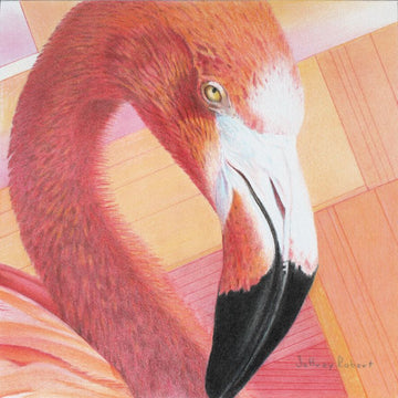 PRETTY IN PINK "Flamingo" Crayon Collectible