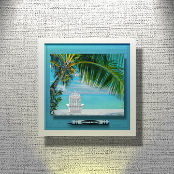 NEW! 1 PERSONALIZED BEACH CHAIR Crayon Collectible