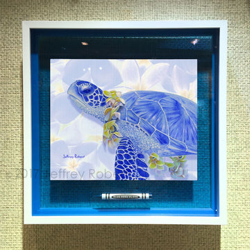 New! BLUE HONU ALOHA Crayon Collectible