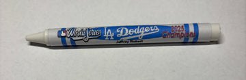 NEW! PERSONALIZED BASEBALL ART Crayon Collectible *LA Dodgers or Your Team