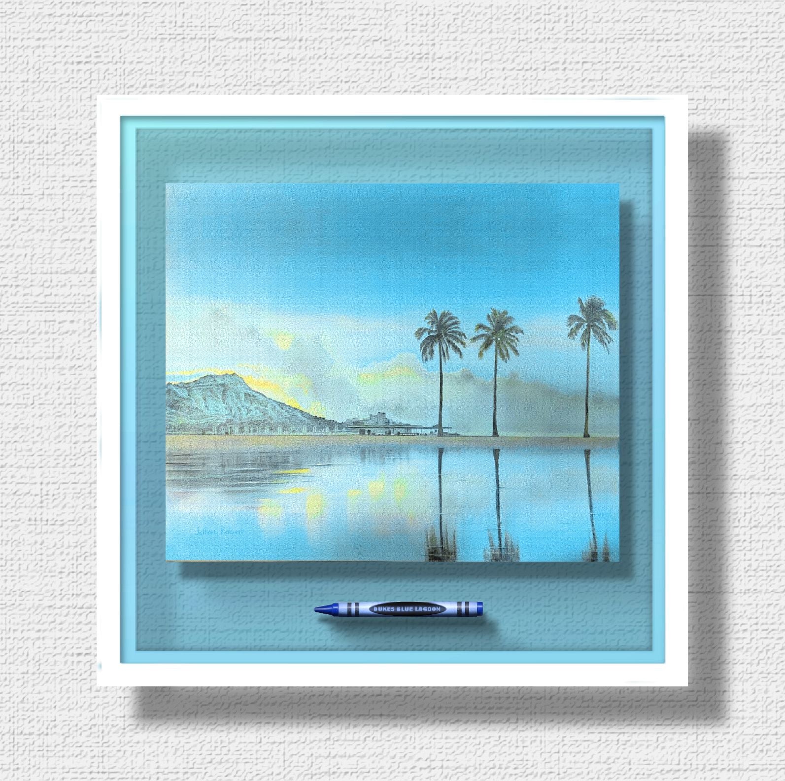 DUKE'S BLUE LAGOON Crayon Collectible