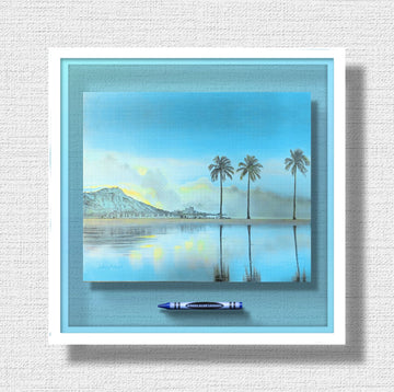 DUKE'S BLUE LAGOON Crayon Collectible