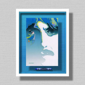 BEATLES Crayon Collectibles-GEORGE HARRISON 2 Sizes