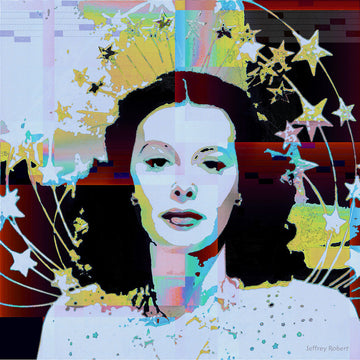 NEW! HEDY LAMARR Hollywood Pop Crayon Art