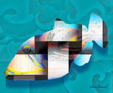 HUMUHUMUNUKUNUKUAPUA'A Canvas Giclee Print