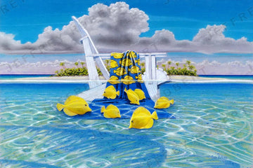 JUST ADD WATER Canvas Giclee Print