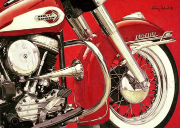 DREAMSICLE (VINTAGE HARLEY) Canvas Giclee Print