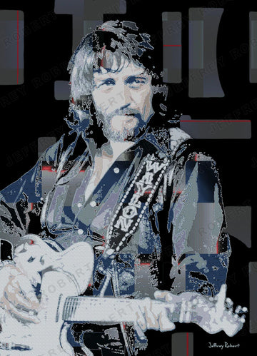 WAYLON JENNINGS Canvas Giclee Print