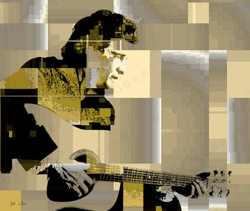 JOHNNY CASH Canvas Giclee Print