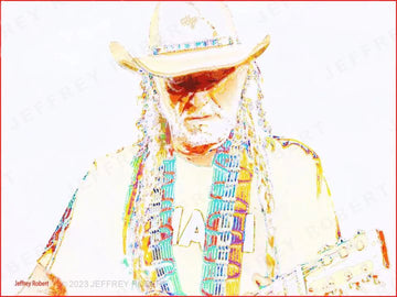 WILLIE NELSON Canvas Giclee Print