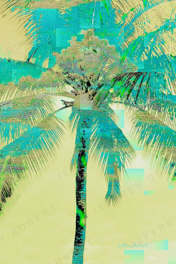 WAILEA PALM Canvas Giclee Print