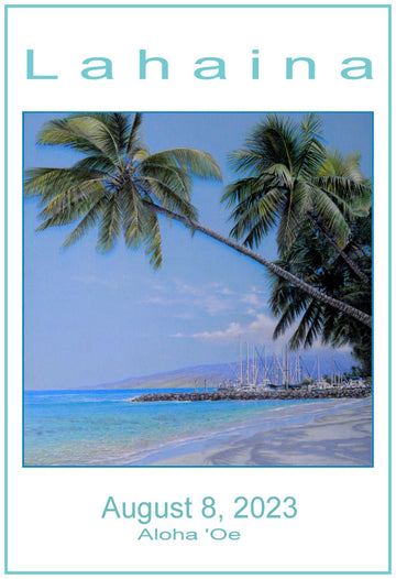 LAHAINA COMMEMORATIVE Crayon Collectibles + Poster *SPECIALLY PRICED
