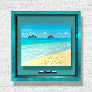 PERSONALIZED NAMES IN THE SAND Crayon Collectible