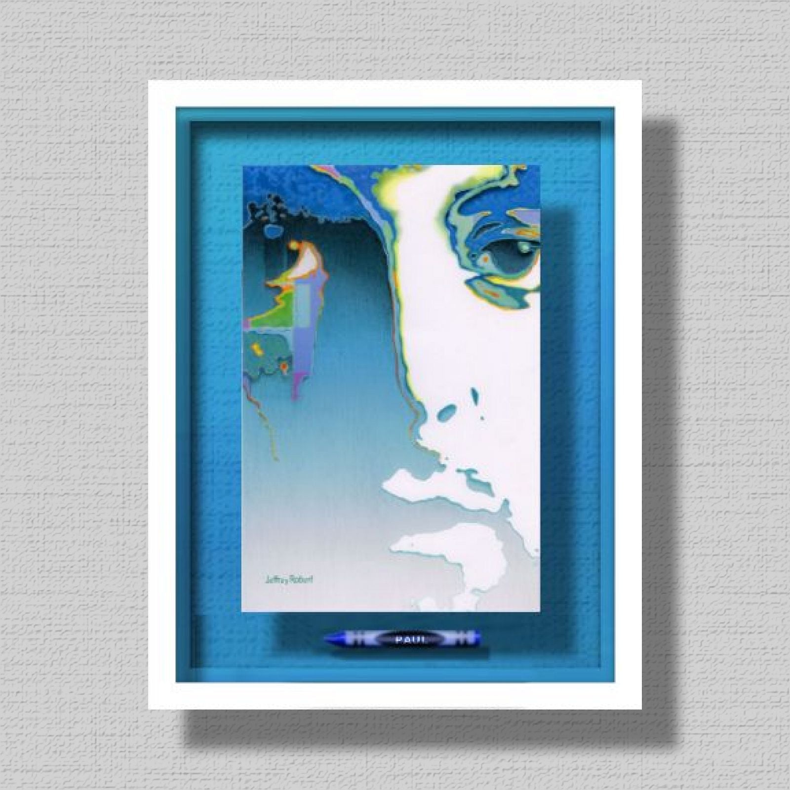 BEATLES Crayon Collectibles-PAUL McCARTNEY 2 Sizes