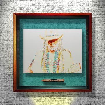 Willie Nelson POP CRAYON ART Crayon Collectible