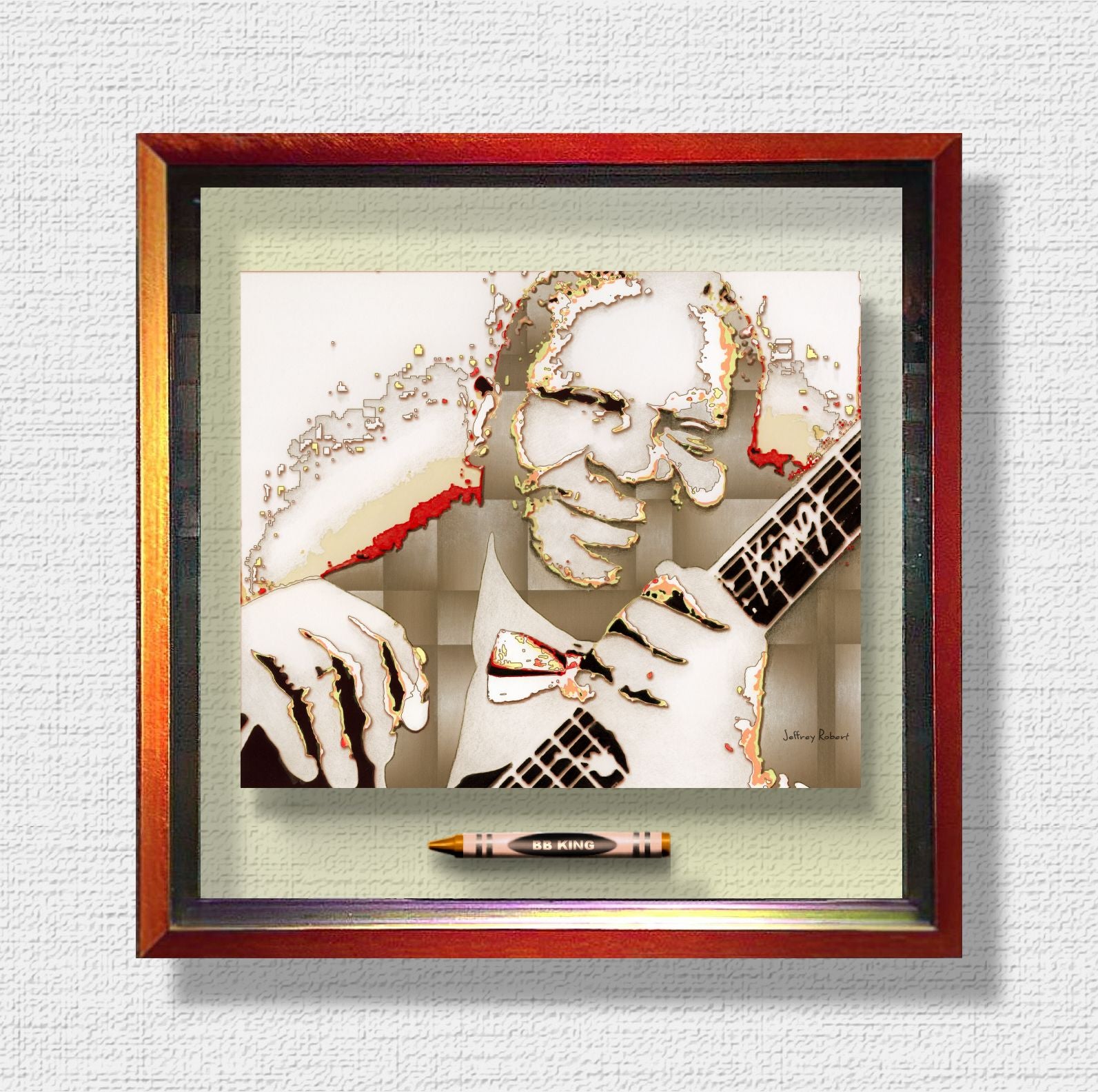 BB KING POP CRAYON ART Crayon Collectible