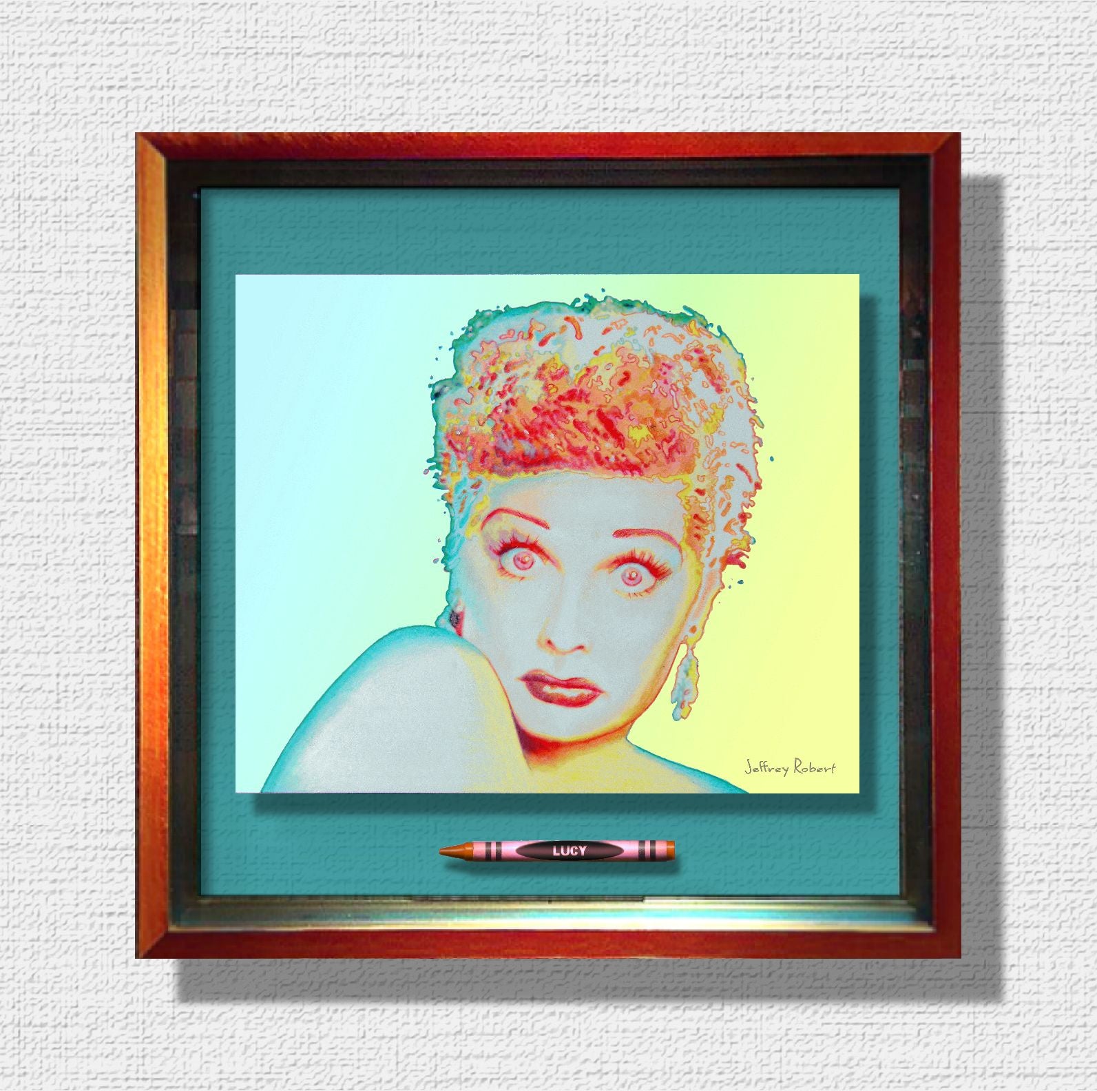New! LUCY (LUCILLE BALL) Crayon Collectible