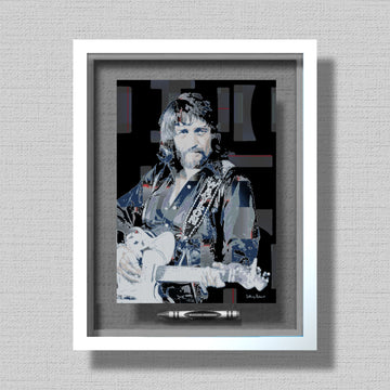 NEW! WAYLON JENNINGS Pop Crayon Art Crayon Collectible 11X14