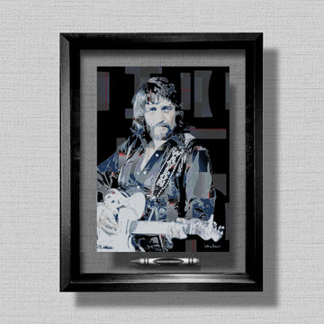 NEW! WAYLON JENNINGS Pop Crayon Art Crayon Collectible 11X14