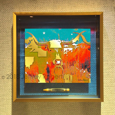 HOME ON THE RANGE Crayon Collectible